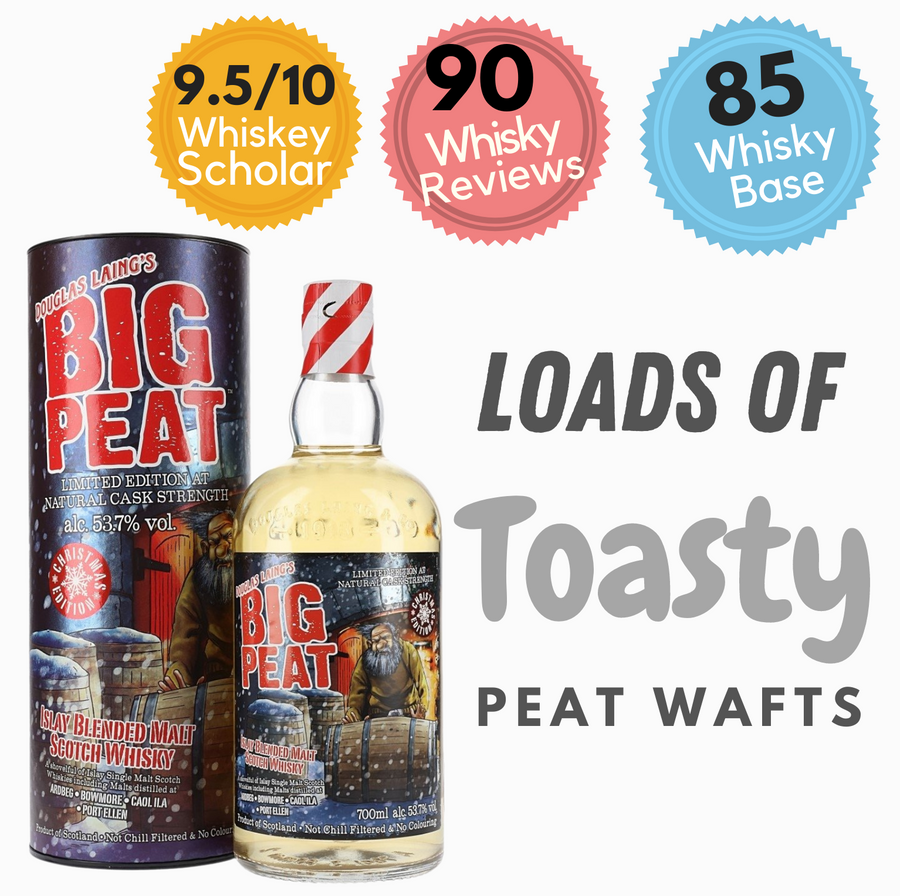 Big Peat Christmas 2019 Edition Small Batch Malt Whisky ~  Islay , Scotland