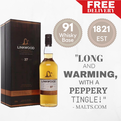 クリスマスツリー特価！ LINKWOOD 37Y ~ SPEYSIDE, SCOTLAND – Noble Whisky ウイスキー