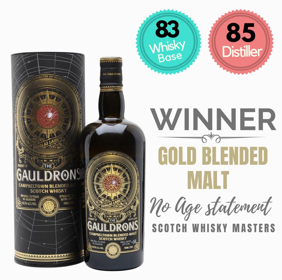 The Gauldrons Edition 4 Small Batch Malt Whisky ~ Campbeltown , Scotland